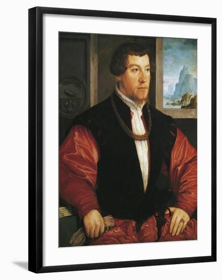 Portrait of Christoph Baumgartner-Christoph Amberger-Framed Giclee Print