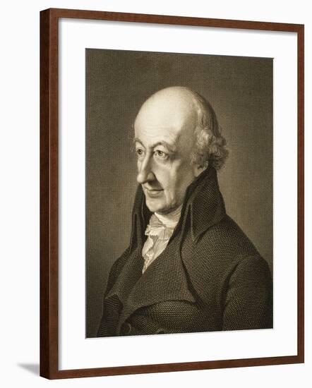 Portrait of Christoph Martin Wieland-null-Framed Giclee Print