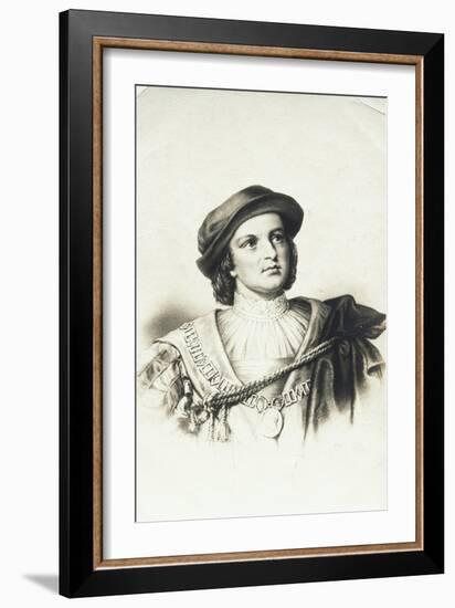 Portrait of Christopher Columbus-null-Framed Giclee Print