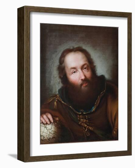 Portrait of Christopher Columbus-Giuseppe Nogari-Framed Giclee Print