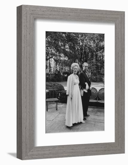 Portrait of Circuit Federal Judge Clement Haynsworth and Wife, Dorothy, Greenville, SC, 1969-Alfred Eisenstaedt-Framed Photographic Print
