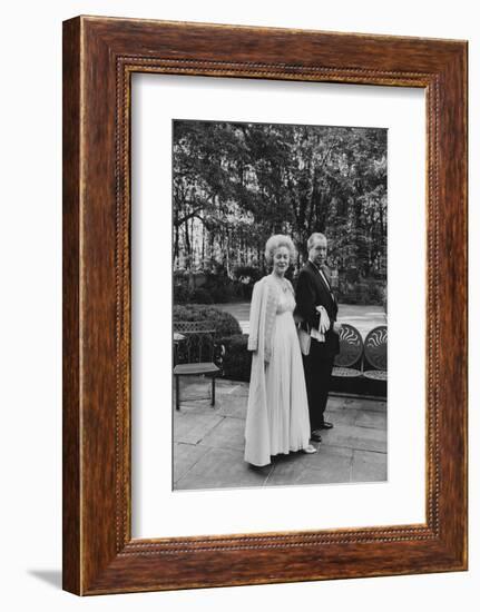 Portrait of Circuit Federal Judge Clement Haynsworth and Wife, Dorothy, Greenville, SC, 1969-Alfred Eisenstaedt-Framed Photographic Print
