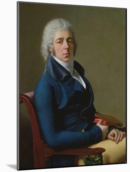 Portrait of Citizen Bourgeon (B.1757) 1800 (Oil on Canvas)-Anne Louis Girodet de Roucy-Trioson-Mounted Giclee Print