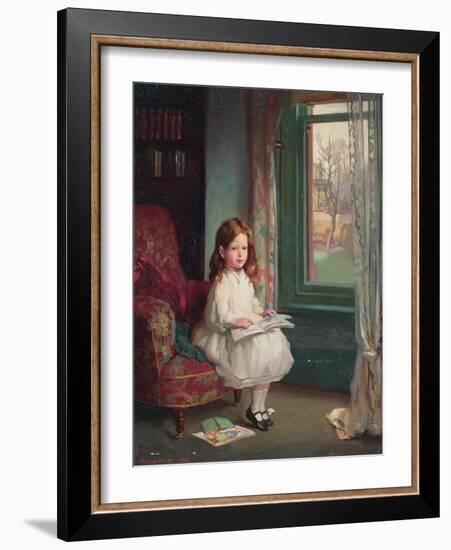 Portrait of Clara Hughes, 1902-Sir William Orpen-Framed Giclee Print