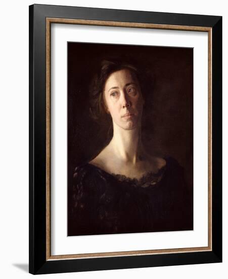 Portrait of Clara J. Mather-Thomas Cowperthwait Eakins-Framed Giclee Print