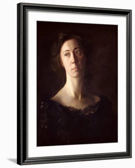 Portrait of Clara J. Mather-Thomas Cowperthwait Eakins-Framed Giclee Print