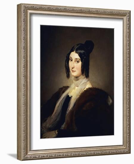 Portrait of Clara Maffei, 1845-Francesco Hayez-Framed Giclee Print