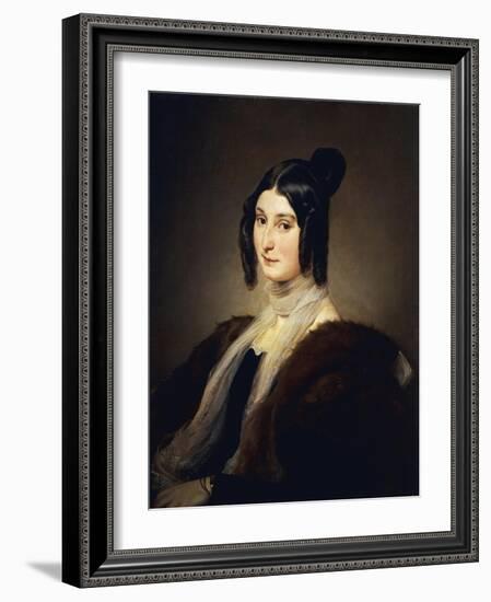 Portrait of Clara Maffei, 1845-Francesco Hayez-Framed Giclee Print