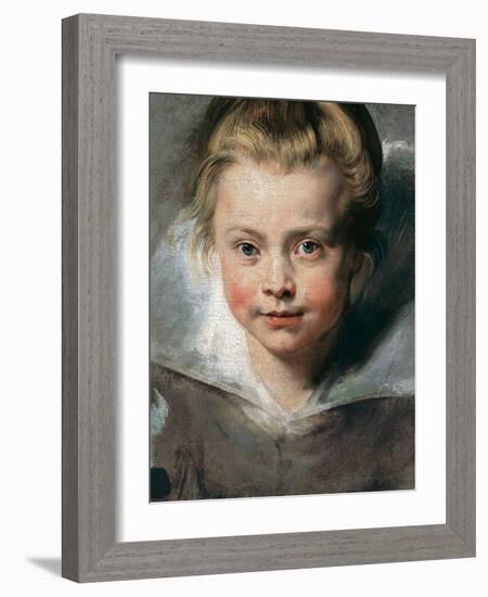 Portrait of Clara Serena Rubens-Peter Paul Rubens-Framed Giclee Print