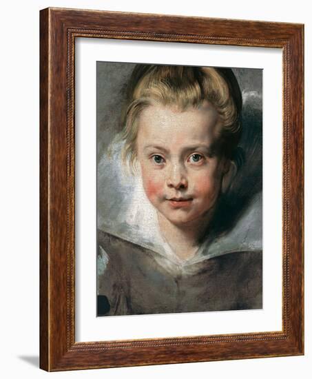 Portrait of Clara Serena Rubens-Peter Paul Rubens-Framed Giclee Print