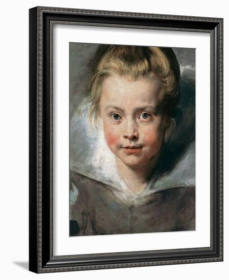 Portrait of Clara Serena Rubens-Peter Paul Rubens-Framed Giclee Print