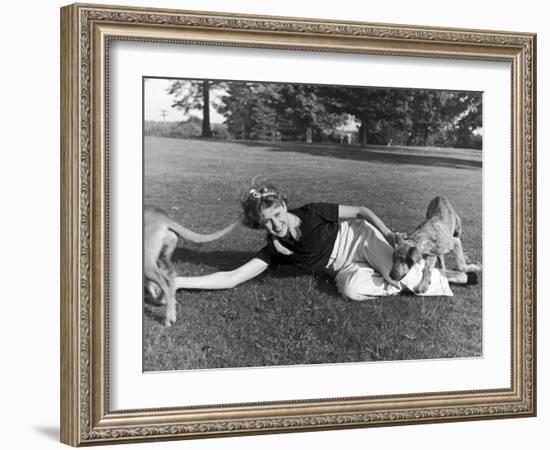 Portrait of Clare Boothe Luce, Fairfield, Connecticut, 1936-Alfred Eisenstaedt-Framed Photographic Print