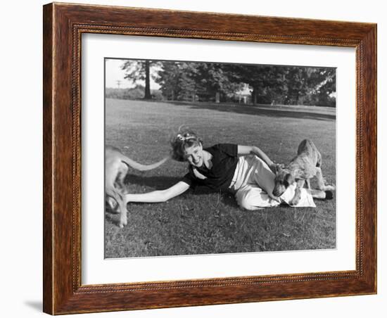 Portrait of Clare Boothe Luce, Fairfield, Connecticut, 1936-Alfred Eisenstaedt-Framed Photographic Print