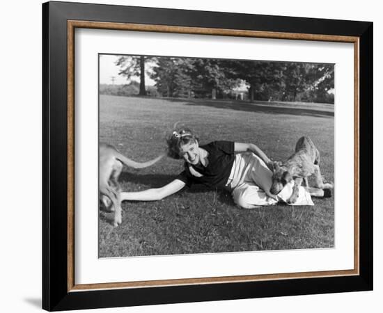 Portrait of Clare Boothe Luce, Fairfield, Connecticut, 1936-Alfred Eisenstaedt-Framed Photographic Print