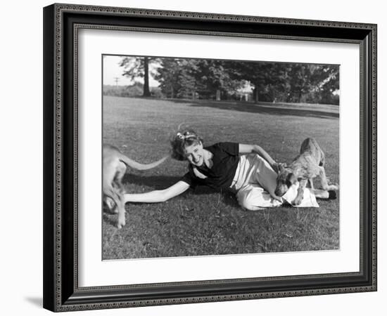 Portrait of Clare Boothe Luce, Fairfield, Connecticut, 1936-Alfred Eisenstaedt-Framed Photographic Print