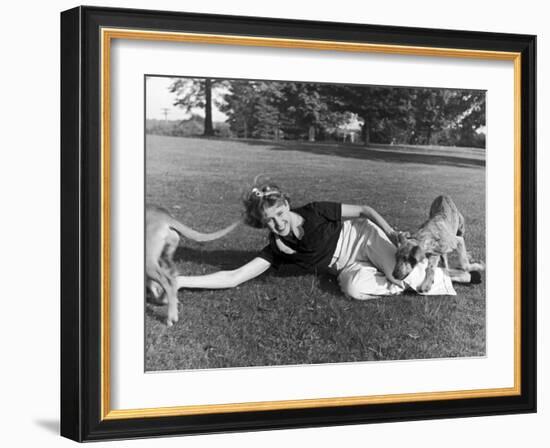 Portrait of Clare Boothe Luce, Fairfield, Connecticut, 1936-Alfred Eisenstaedt-Framed Photographic Print