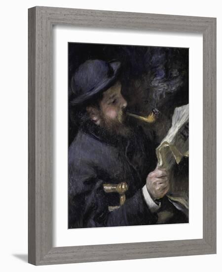 Portrait of Claude Monet-Pierre-Auguste Renoir-Framed Giclee Print