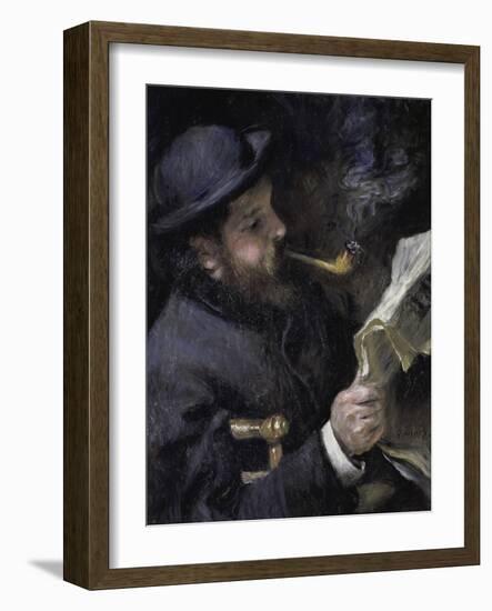 Portrait of Claude Monet-Pierre-Auguste Renoir-Framed Giclee Print