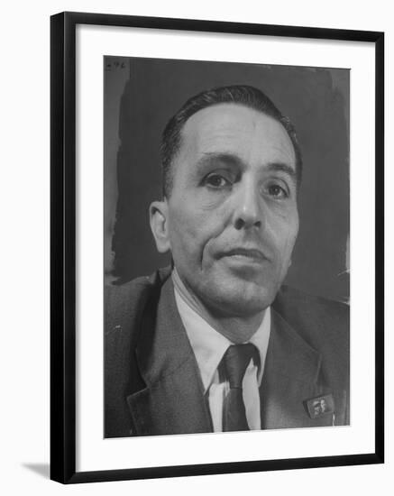 Portrait of Communist Leader Luis Carlos Prestes-null-Framed Photographic Print