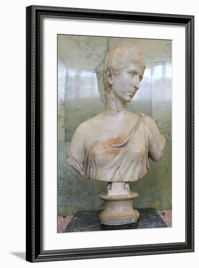 Portrait of Cornelia Salonina, Wife of the Roman Emperor Gallienus, Mid 3rd Century-null-Framed Photographic Print