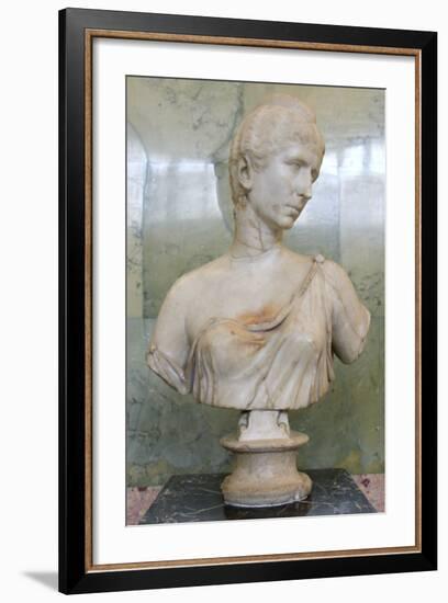 Portrait of Cornelia Salonina, Wife of the Roman Emperor Gallienus, Mid 3rd Century-null-Framed Photographic Print