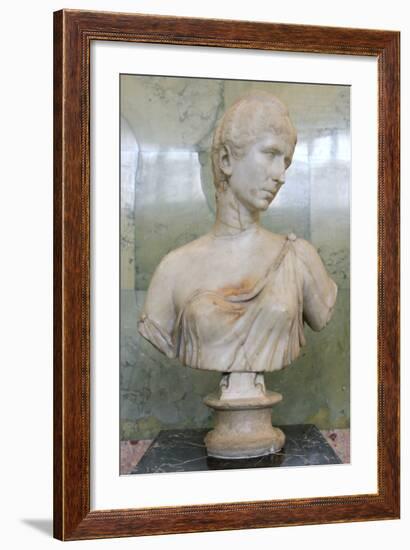 Portrait of Cornelia Salonina, Wife of the Roman Emperor Gallienus, Mid 3rd Century-null-Framed Photographic Print