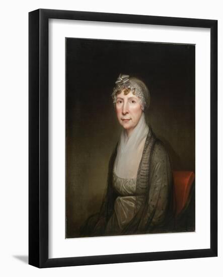 Portrait of Cornelia Van Horn Lansdale (Mrs. Thomas Lancaster Lansdale), C.1820 (Oil on Canvas)-Rembrandt Peale-Framed Giclee Print