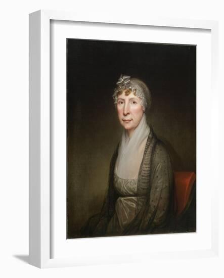 Portrait of Cornelia Van Horn Lansdale (Mrs. Thomas Lancaster Lansdale), C.1820 (Oil on Canvas)-Rembrandt Peale-Framed Giclee Print