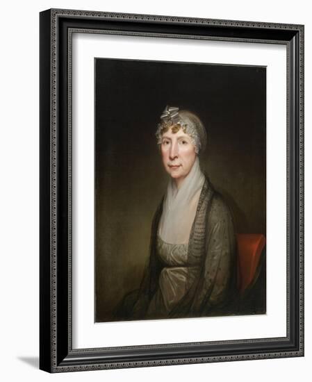 Portrait of Cornelia Van Horn Lansdale (Mrs. Thomas Lancaster Lansdale), C.1820 (Oil on Canvas)-Rembrandt Peale-Framed Giclee Print