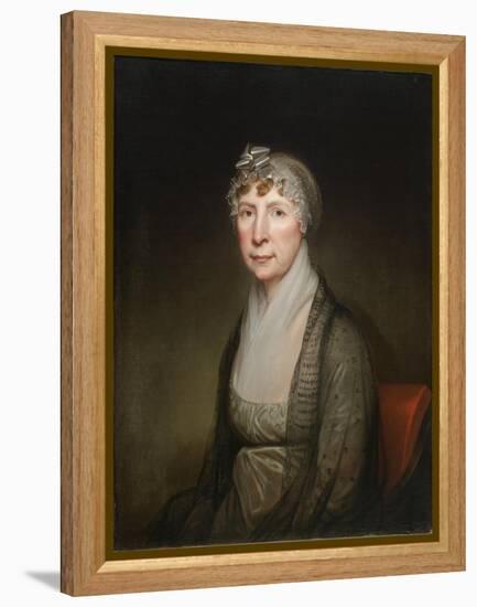 Portrait of Cornelia Van Horn Lansdale (Mrs. Thomas Lancaster Lansdale), C.1820 (Oil on Canvas)-Rembrandt Peale-Framed Premier Image Canvas