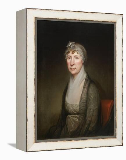 Portrait of Cornelia Van Horn Lansdale (Mrs. Thomas Lancaster Lansdale), C.1820 (Oil on Canvas)-Rembrandt Peale-Framed Premier Image Canvas