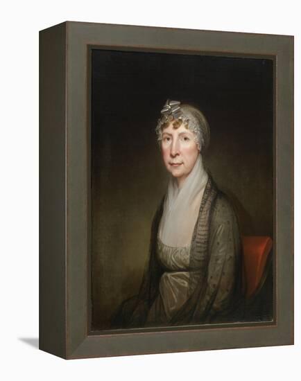 Portrait of Cornelia Van Horn Lansdale (Mrs. Thomas Lancaster Lansdale), C.1820 (Oil on Canvas)-Rembrandt Peale-Framed Premier Image Canvas
