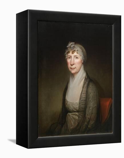 Portrait of Cornelia Van Horn Lansdale (Mrs. Thomas Lancaster Lansdale), C.1820 (Oil on Canvas)-Rembrandt Peale-Framed Premier Image Canvas
