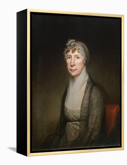 Portrait of Cornelia Van Horn Lansdale (Mrs. Thomas Lancaster Lansdale), C.1820 (Oil on Canvas)-Rembrandt Peale-Framed Premier Image Canvas