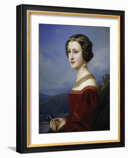 Portrait of Cornelia Vetterlein, 1828-Joseph Karl Stieler-Framed Giclee Print
