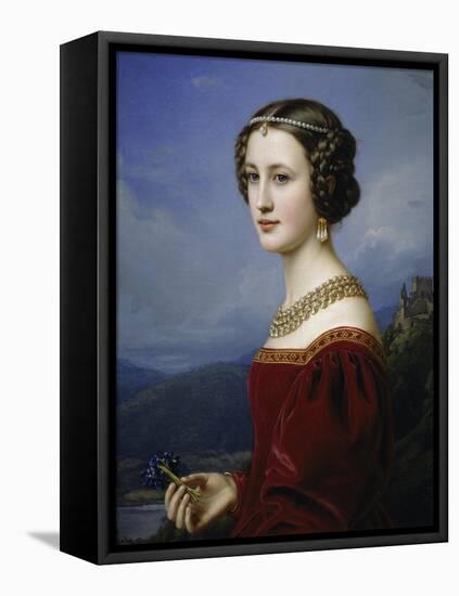 Portrait of Cornelia Vetterlein, 1828-Joseph Karl Stieler-Framed Premier Image Canvas