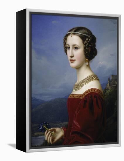 Portrait of Cornelia Vetterlein, 1828-Joseph Karl Stieler-Framed Premier Image Canvas