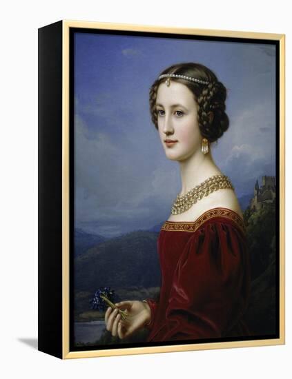 Portrait of Cornelia Vetterlein, 1828-Joseph Karl Stieler-Framed Premier Image Canvas