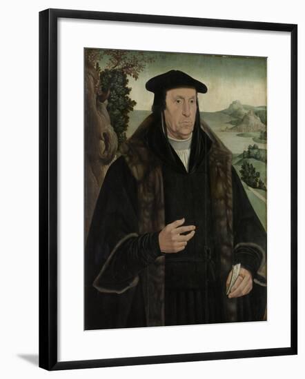 Portrait of Cornelis Aerentsz Van Der Dussen-Jan van Scorel-Framed Art Print