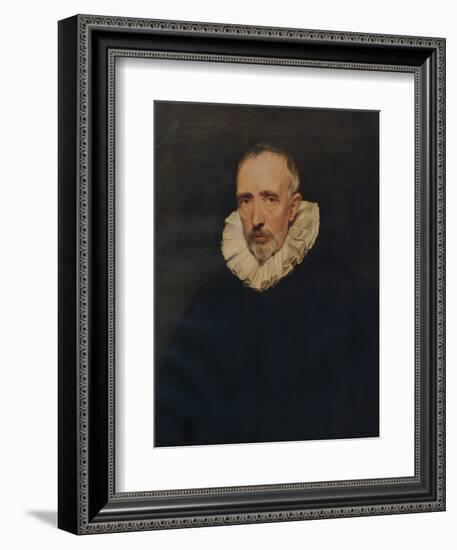 Portrait of Cornelius Van der Geest, c1620, (1938)-Anthony Van Dyck-Framed Giclee Print