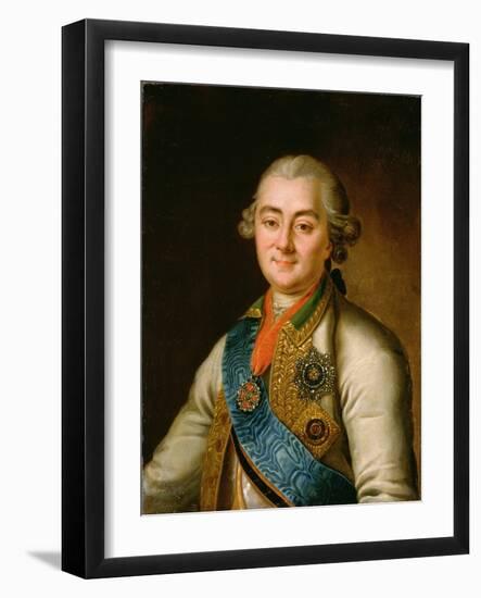 Portrait of Count Alexei Grigorievich Orlov-null-Framed Giclee Print