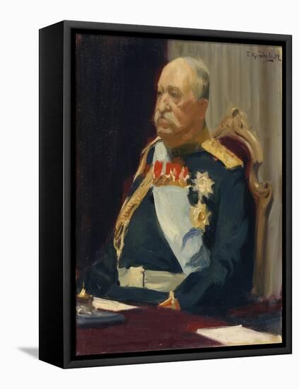 Portrait of Count Alexei Ignatyev, the Member of the State Council, Minister of the Interior, 1902-Boris Michaylovich Kustodiev-Framed Premier Image Canvas