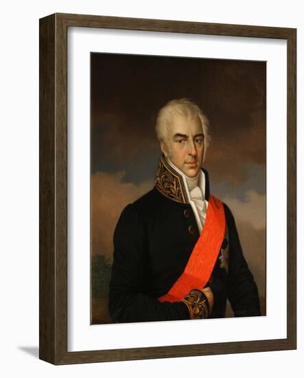 Portrait of Count Alexei Kirillovich Razumovsky (1748-182), 1849-Carl Schulz-Framed Giclee Print