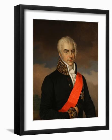 Portrait of Count Alexei Kirillovich Razumovsky (1748-182), 1849-Carl Schulz-Framed Giclee Print