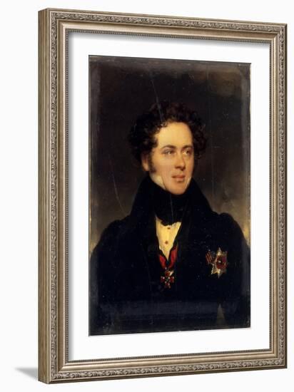 Portrait of Count Alexey Alexeyevich Perovsky (1787-183), Writer Antony Pogorelsky, 1827-Moritz Michael Daffinger-Framed Giclee Print