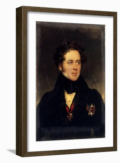 Portrait of Count Alexey Alexeyevich Perovsky (1787-183), Writer Antony Pogorelsky, 1827-Moritz Michael Daffinger-Framed Giclee Print