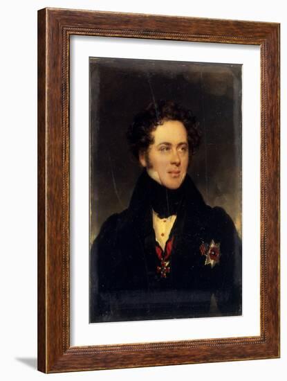 Portrait of Count Alexey Alexeyevich Perovsky (1787-183), Writer Antony Pogorelsky, 1827-Moritz Michael Daffinger-Framed Giclee Print