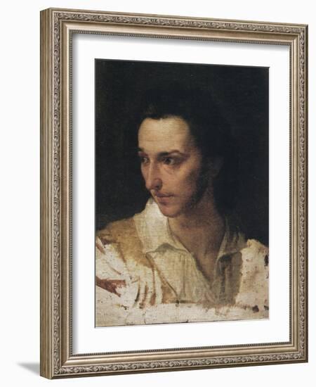 Portrait of Count Alfonso Schiaffinati Porro, 1821-Francesco Hayez-Framed Giclee Print