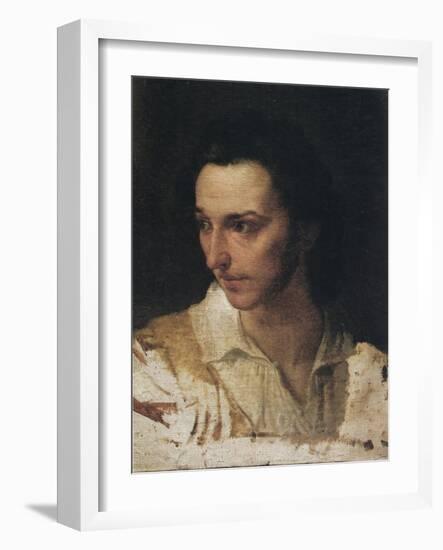 Portrait of Count Alfonso Schiaffinati Porro, 1821-Francesco Hayez-Framed Giclee Print