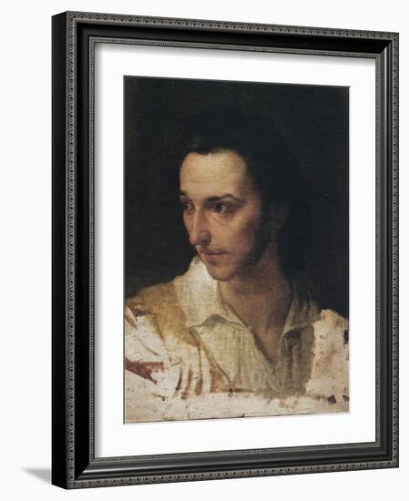 Portrait of Count Alfonso Schiaffinati Porro, 1821-Francesco Hayez-Framed Giclee Print